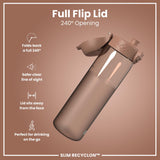 Gourde Recyclon, Half-Cut, Moka, 500 ml