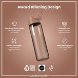 Gourde Recyclon, Half-Cut, Moka, 500 ml