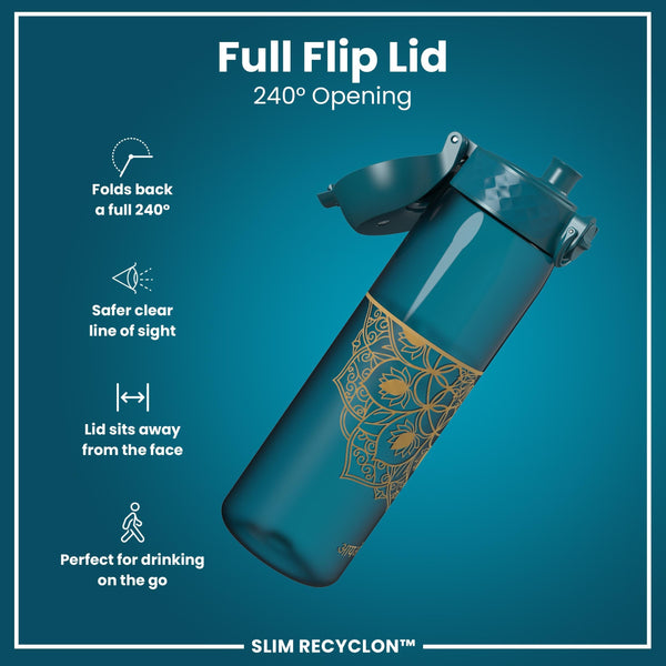 Gourde Recyclon, Half-Cut, Mandalas, 500 ml