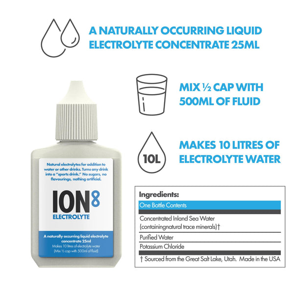 Accessoire ION8, Booster d’hydratation, Électrolyte sans sucre