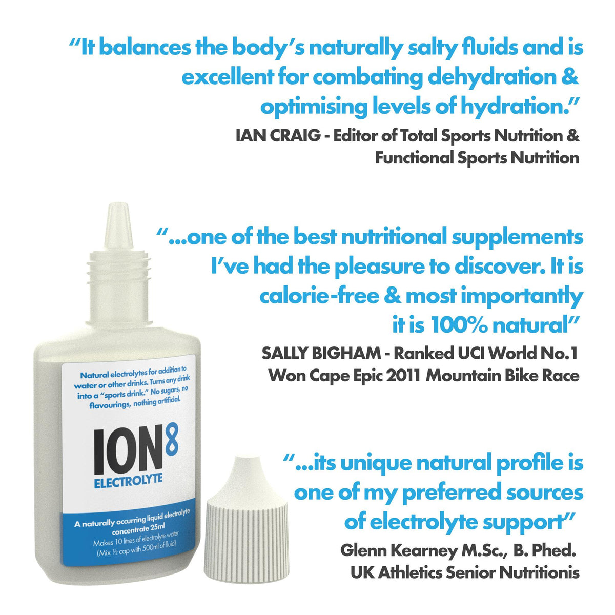Accessoire ION8, Booster d’hydratation, Électrolyte sans sucre