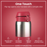 Gourde en inox, Half-Cut, Magenta, 1 L