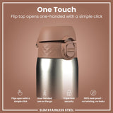 Gourde en inox, Moka, 600 ml