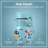 Gourde en inox, Robots, 400 ml