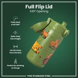 Gourde en inox, Machines agricoles, 400 ml