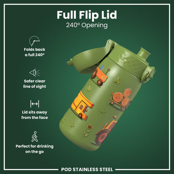Gourde en inox, Machines agricoles, 400 ml