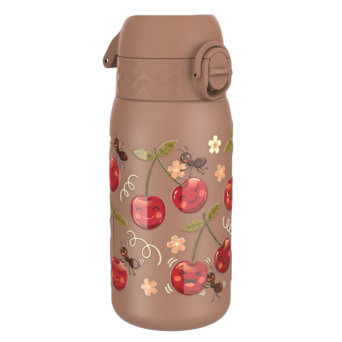Gourde en inox, Cerises, 400 ml