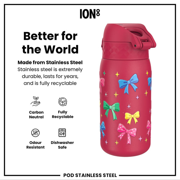 Gourde en inox, Nœuds, 400 ml