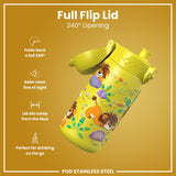 Gourde en inox, Lions, 400 ml