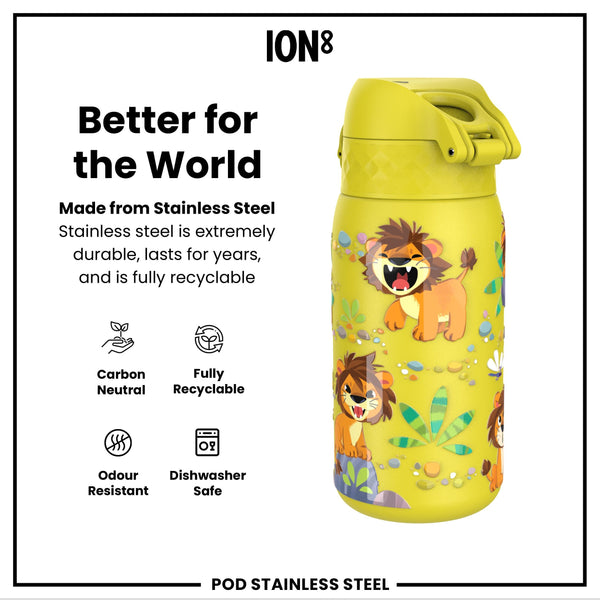Gourde en inox, Lions, 400 ml