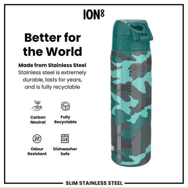 Gourde en inox, Camouflage, 600 ml