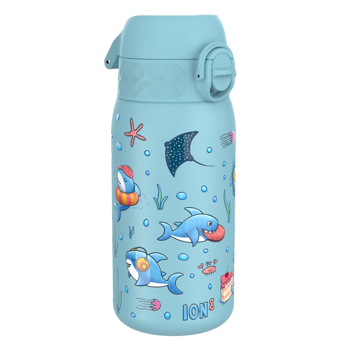 Gourde isotherme, Requins bleus, 320 ml