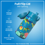 Gourde isotherme, Tortues de mer, 320 ml