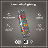 Gourde isotherme, Gamer, Gris, 500 ml
