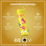 Gourde isotherme, Dragons jaunes, 500 ml