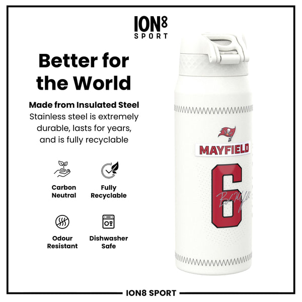 NFL x ION8, Inox isotherme, GameDay Series, Mayfield Buccaneers, 750 ml