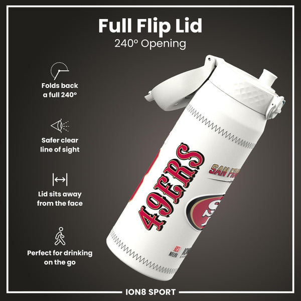 NFL x ION8, Inox isotherme, GameDay Series, Purdy 49ers, 750 ml