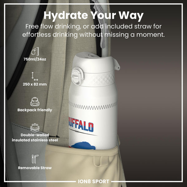 NFL x ION8, Inox isotherme, GameDay Series, Allen Bills, 750 ml