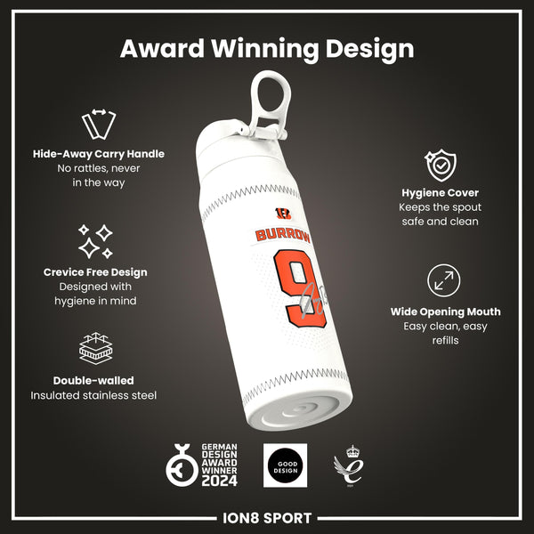 NFL x ION8, Inox isotherme, GameDay Series, Burrow Bengals, 750 ml
