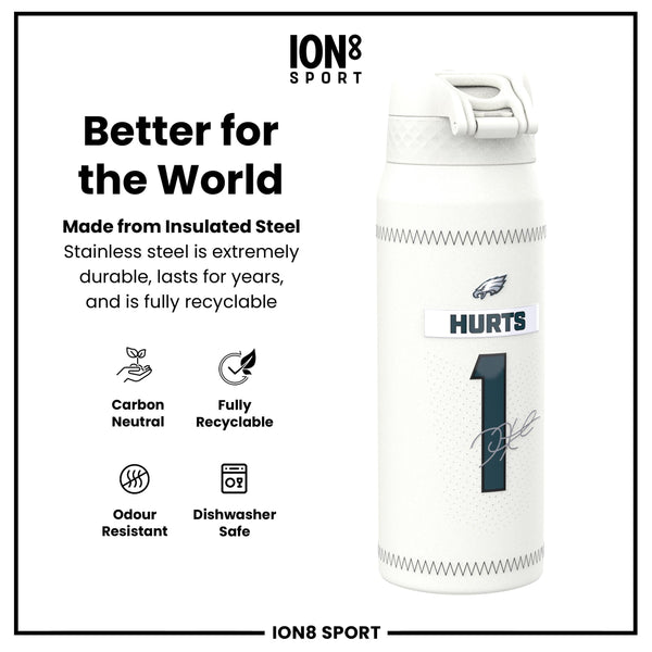 NFL x ION8, Inox isotherme, GameDay Series, Hurts Eagles, 750 ml
