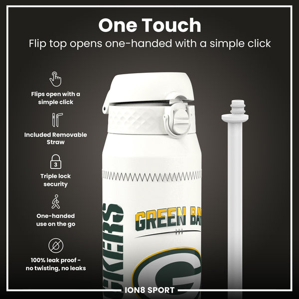 NFL x ION8, Inox isotherme, GameDay Series, Love Packers, 750 ml