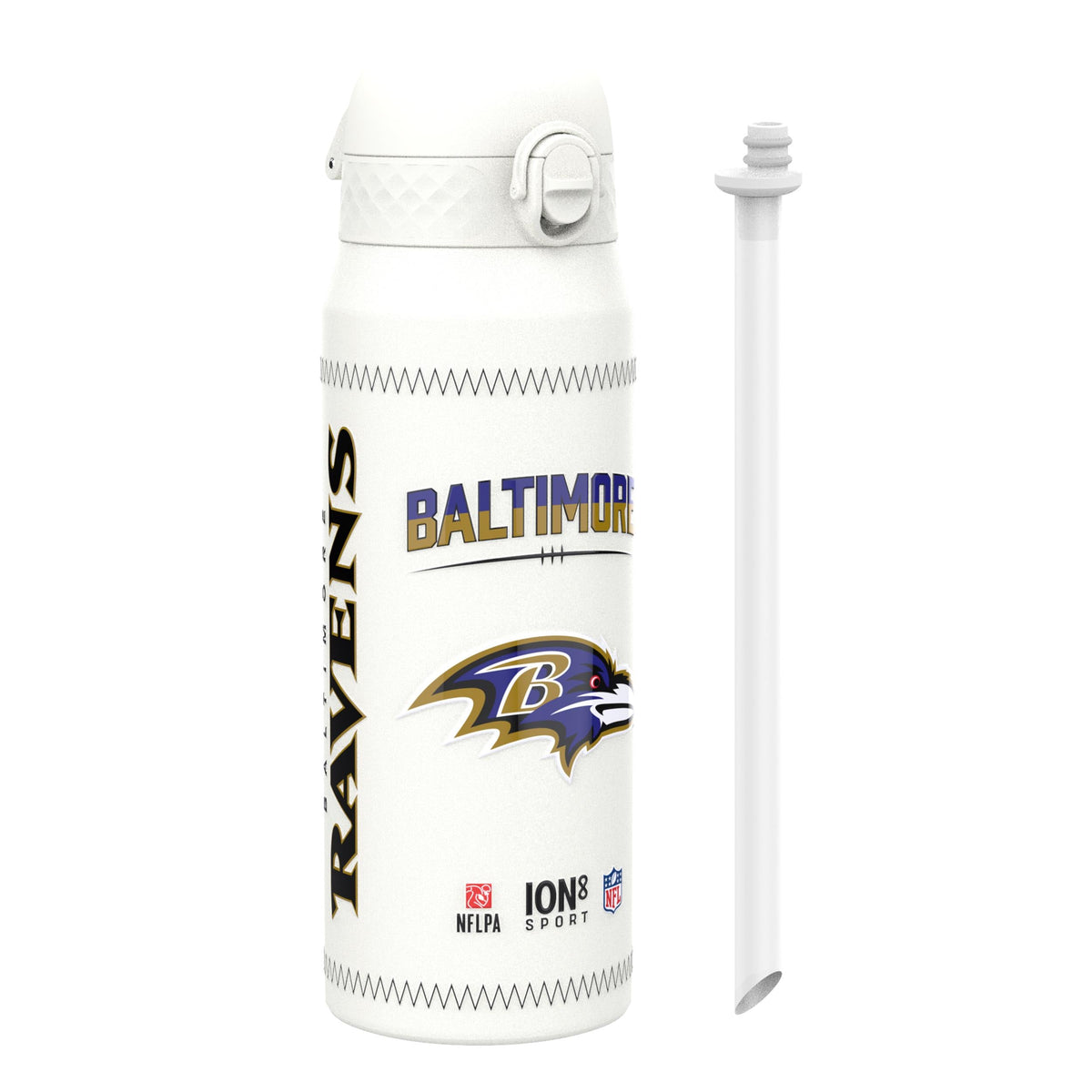 NFL x ION8, Inox isotherme, GameDay Series, Lamar Ravens, 750 ml