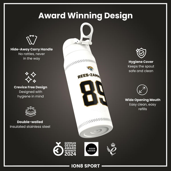 NFL x ION8, Inox isotherme, GameDay Series, Zammit Jaguars, 750 ml