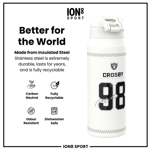 NFL x ION8, Inox isotherme, GameDay Series, Crosby Raiders, 750 ml