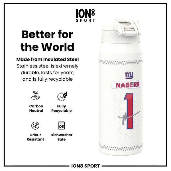 NFL x ION8, Inox isotherme, GameDay Series, Nabers Giants, 750 ml