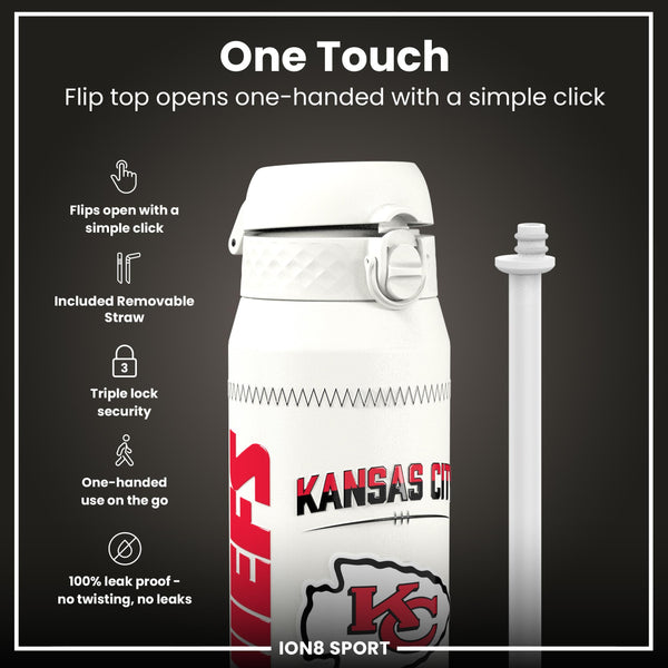 NFL x ION8, Inox isotherme, GameDay Series, Mahomes Chiefs, 750 ml