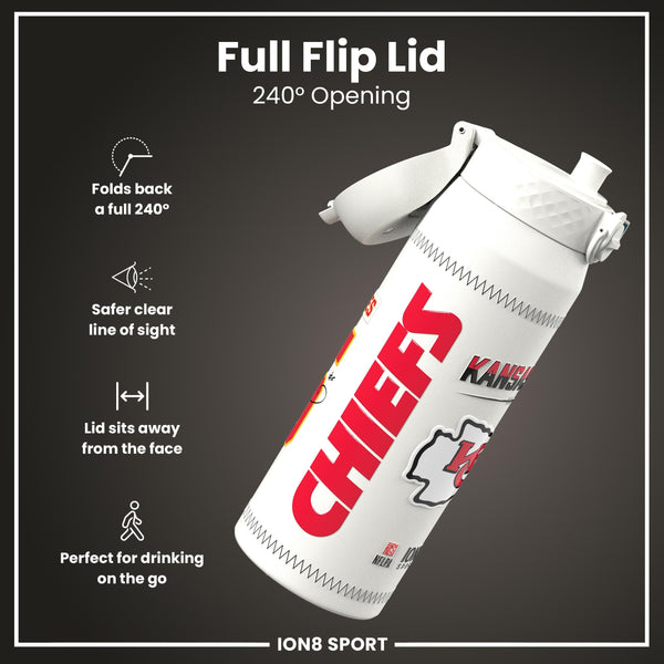 NFL x ION8, Inox isotherme, GameDay Series, Mahomes Chiefs, 750 ml