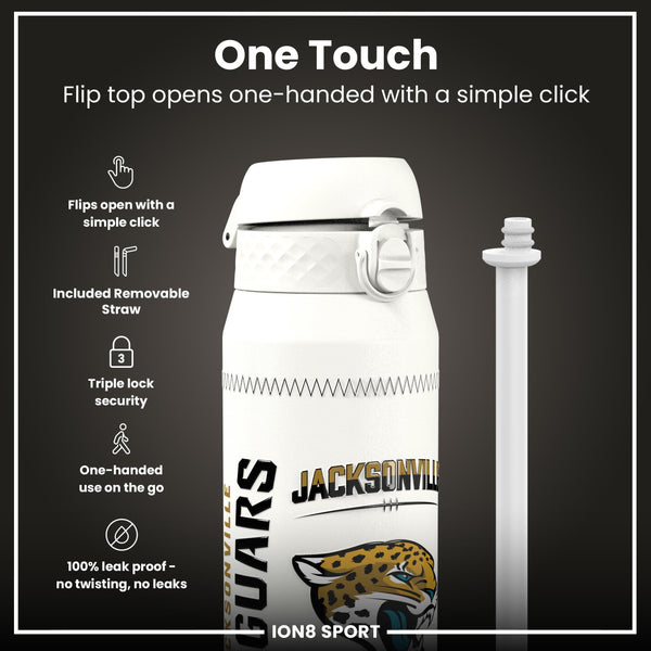 NFL x ION8, Inox isotherme, GameDay Series, Hunter Jaguars, 750 ml
