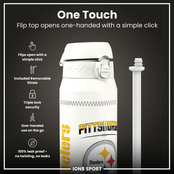 NFL x ION8, Inox isotherme, GameDay Series, Watt Steelers, 750 ml