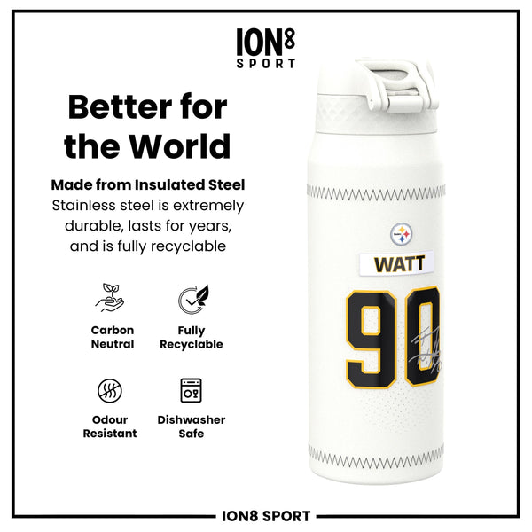NFL x ION8, Inox isotherme, GameDay Series, Watt Steelers, 750 ml