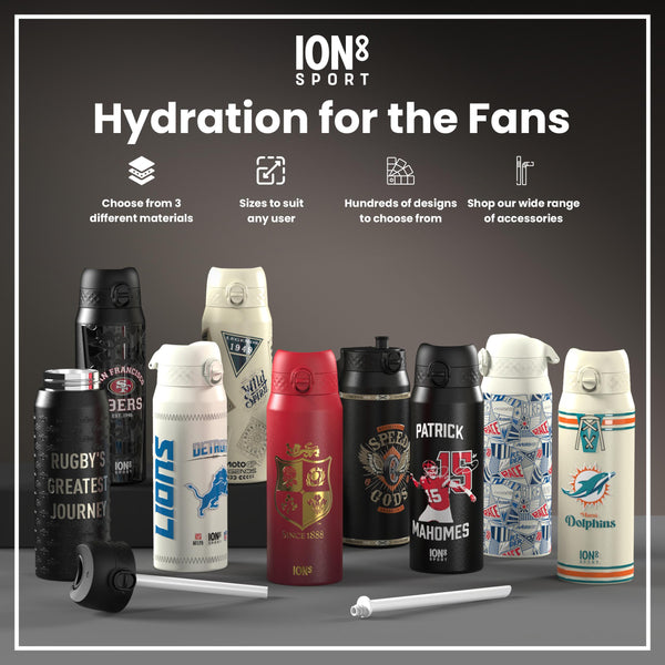 NFL x ION8, Inox isotherme, GameDay Series, Tua Dolphins, 750 ml