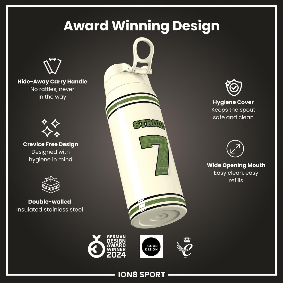 NFL x ION8, Inox isotherme, Icon Series, CJ Stroud, 750 ml