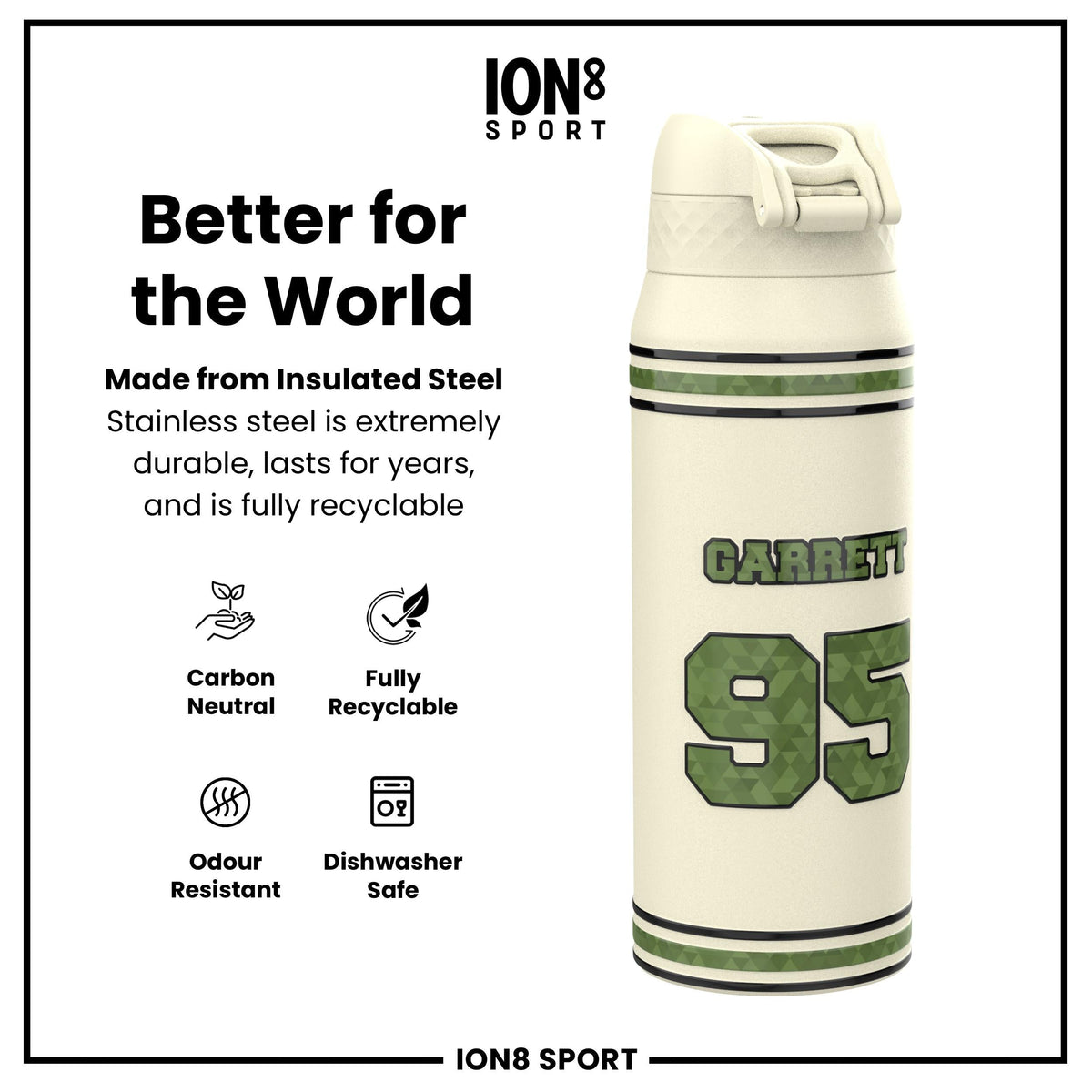 NFL x ION8, Inox isotherme, Icon Series, Myles Garrett, 750 ml