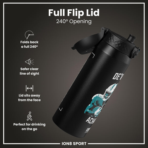 NFL x ION8, Inox isotherme, Locked In Series, De'von Achane, 750 ml