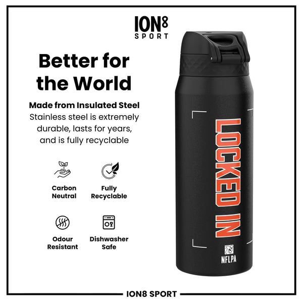 NFL x ION8, Inox isotherme, Locked In Series, Joe Burrow, 750 ml