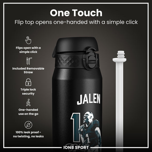 NFL x ION8, Inox isotherme, Locked In Series, Jalen Hurts, 750 ml