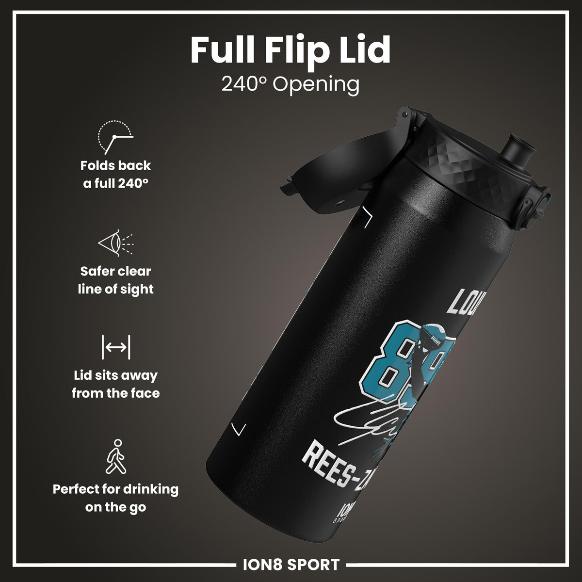 NFL x ION8, Inox isotherme, Locked In Series, Ress-Zammit, 750 ml