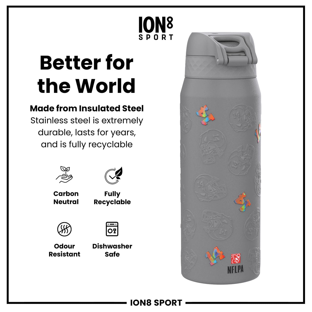 NFL x ION8, Inox isotherme, Signature Series, Amon-Ra, 750 ml