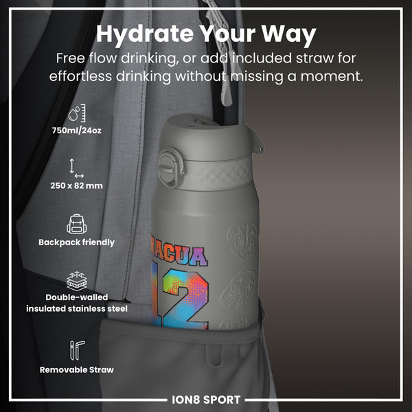 NFL x ION8, Inox isotherme, Signature Series, Puka Nacua, 750 ml