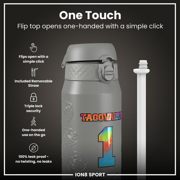 NFL x ION8, Inox isotherme, Signature Series, Tua Tagovailoa, 750 ml
