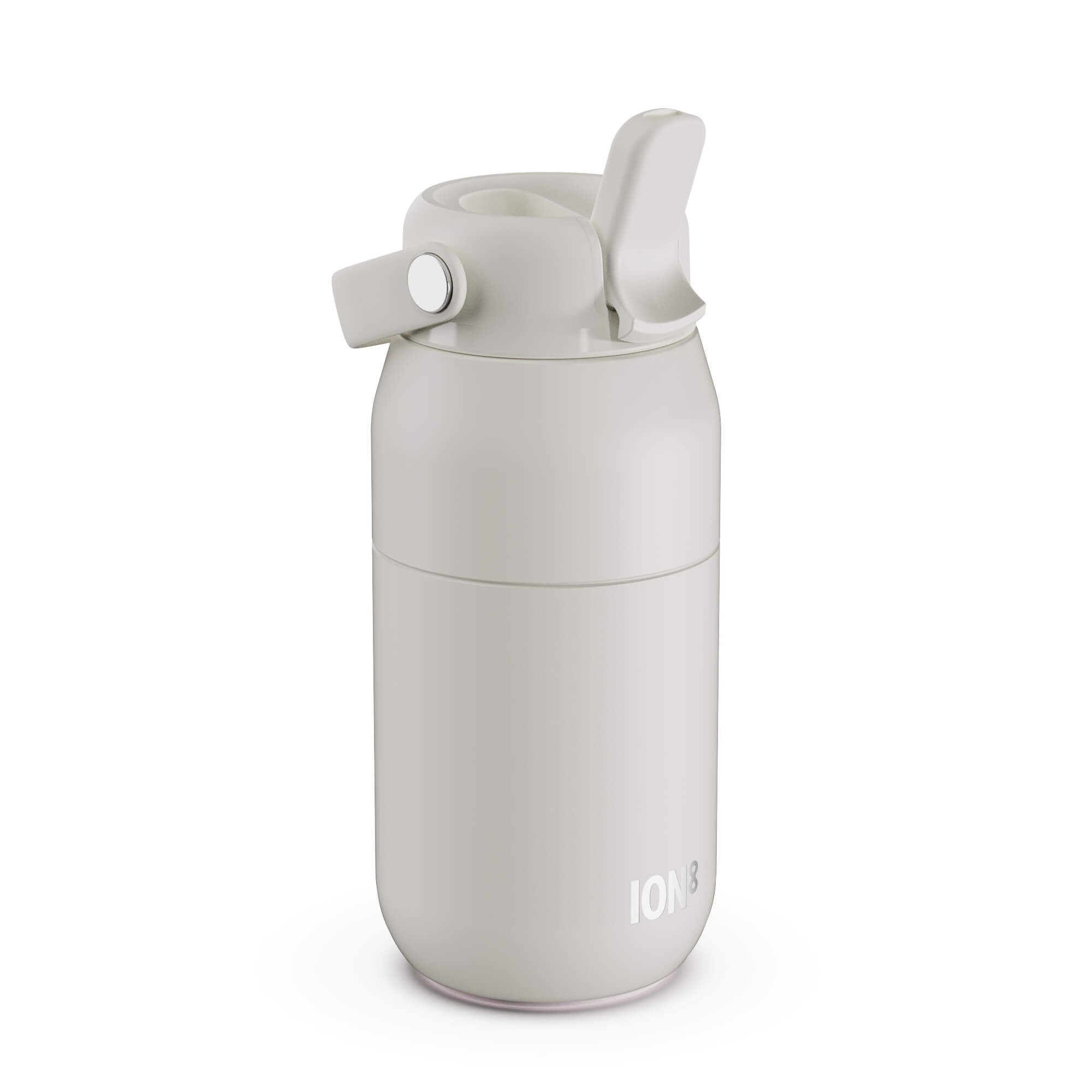ION8 URBAN Primo Water Bottle, Thermal Insulated Steel, Small 360ml in White