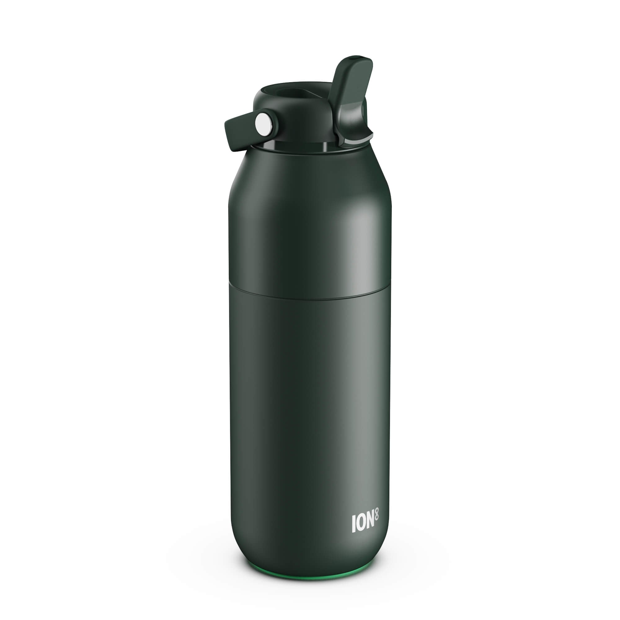 ION8 URBAN Primo Water Bottle, Thermal Insulated Steel, Plus 910ml in Dark Green
